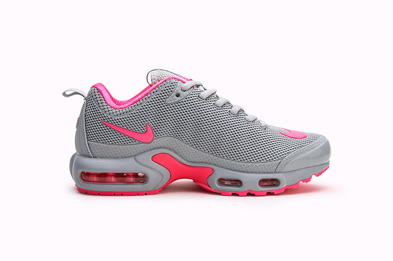 2019 Women Nike Air Max TN Grey Peach Red Shoes - Click Image to Close